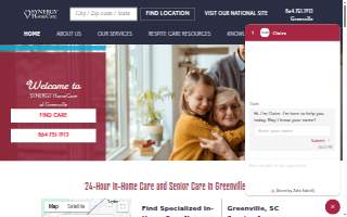 SYNERGY HomeCare of Greenville website
