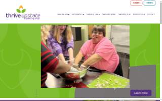 Thrive Upstate website