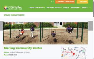 Sterling Community Center website
