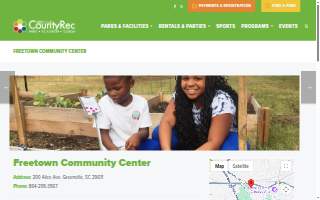 Freetown Community Center website
