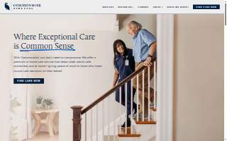 Commonwise Home Care Greenville website