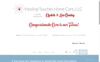 Healing Touches Home Care, LLC website