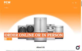 PCW Appliance Sales & Services website