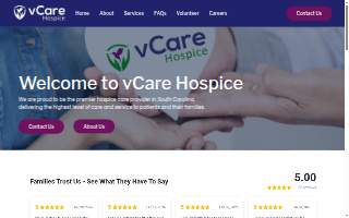 vCare Hospice website