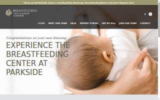 Breastfeeding Center at Parkside website