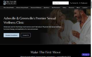 Biltmore Restorative Medicine Sexual Wellness and Aesthetics website