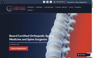 Ortho Sport & Spine Physicians of Greenville website