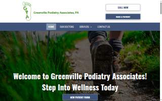 Greenville Podiatry Associates PA website