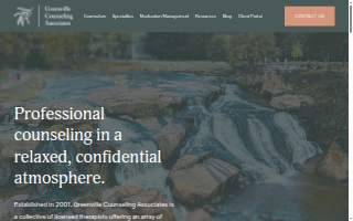 Greenville Counseling Associates of Greer website