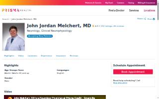 John Jordan Melchert, MD of Greer website