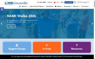 NAMI Greenville website