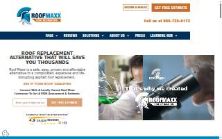 Roof Maxx of Myrtle Beach, SC website