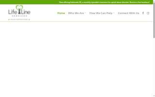 Life Line Services - Substance Abuse Treatment website
