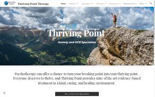 Thriving Point Therapy website