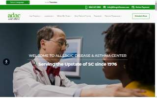 Allergic Disease & Asthma Center of Spartanburg website