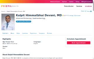 Kalpit Himmatbhai Devani, MD website