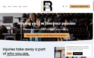 Reliving Performance Physical Therapy website