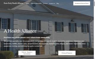 Brain Body Health Alliance website