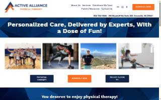 Active Alliance Physical Therapy website