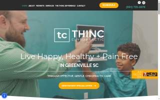 THINC Chiropractic website