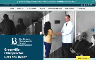 Brown Chiropractic Center website