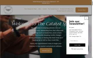 The Catalyst Spine Co. website