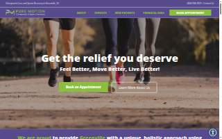 Pure Motion Chiropractic and Sports Recovery website
