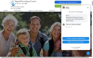Popwell-Scota Spine Center website