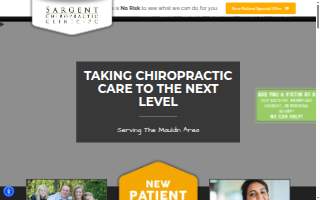 Sargent Chiropractic Clinic website