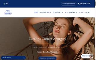 Carolina Cosmetic Surgery--Catherine Loflin, MD, FACS, FAACS website