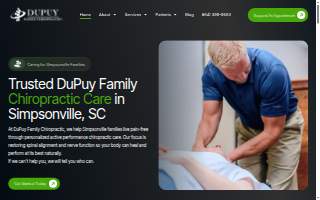 DuPuy Family Chiropractic website