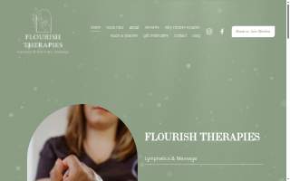 Flourish Therapies - Lymphatics & Therapeutic Massage website