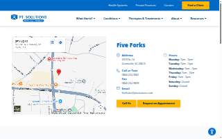 PT Solutions of Five Forks website