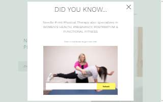 Needle Point Physical Therapy website