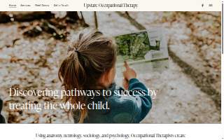 Upstate Occupational Therapy website