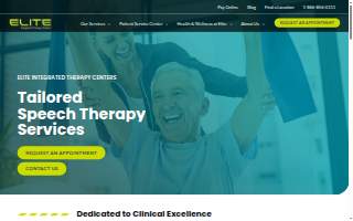 Elite Integrated Therapy Centers of Taylors website