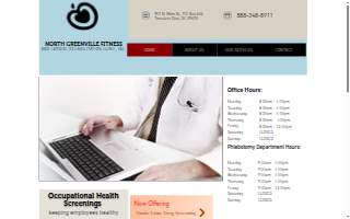 North Greenville Fitness & Cardiac Rehabilitation Clinic, Inc. website