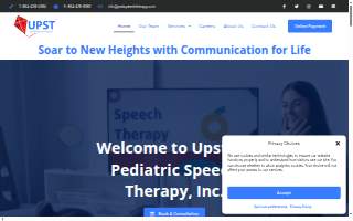 Upstate Pediatric Speech Therapy Services, Inc. website