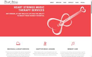 Heart Strings Music Therapy Services LLC website