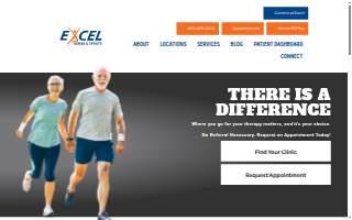 Excel Rehab & Sports - Easley website