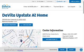 DaVita Upstate At Home website