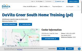 DaVita Greer South Home Training (pd) website