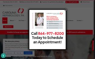 Carolina Nephrology, PA website