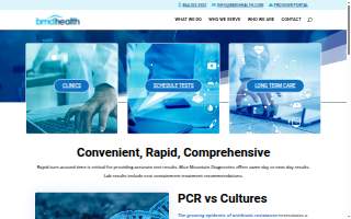 Blue Mountain Diagnostics website