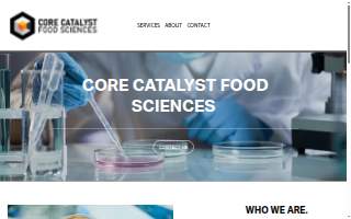 Core Catalyst Food Sciences, LLC website
