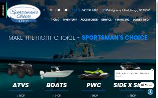 Sportsman's Choice Marine website