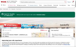 CVS Pharmacy website