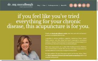 Dr. MG McCullough | Root Cause Medicine website