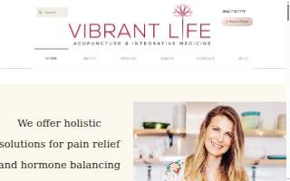 Vibrant Life Acupuncture & Integrative Medicine website