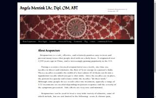 Angela Mentink LLC website